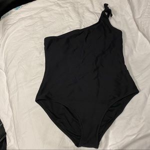 Old Navy One Shoulder Swimsuit Black XL